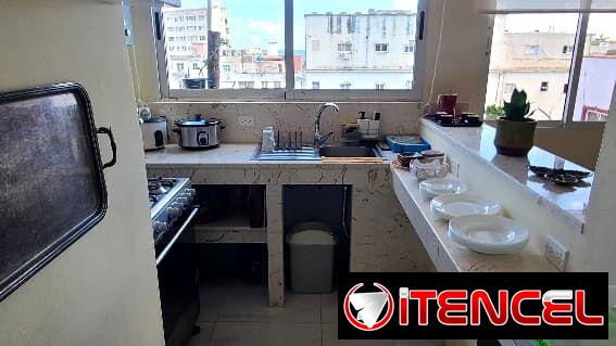 🧳Apartamento Privado de 1 Habitación con Vista al Mar en el Vedado REF 1435
