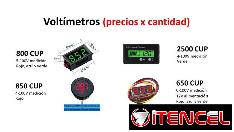 R01 Vendo voltímetros digitales para motos eléctricas, bicimotos, triciclos y autos