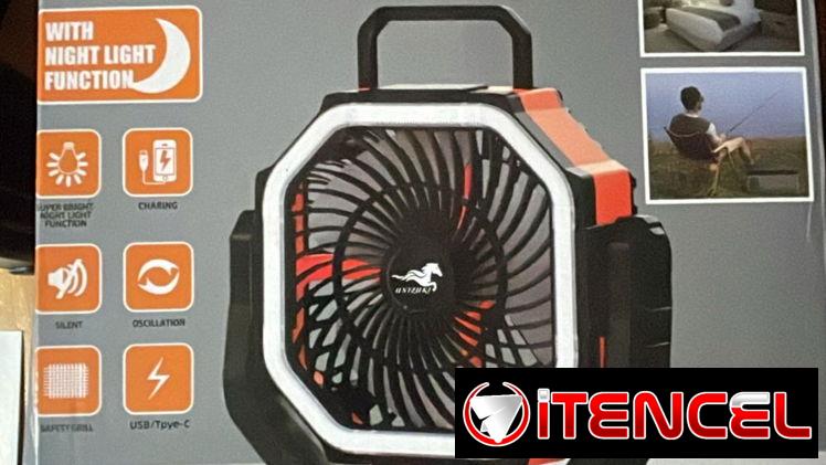 Ventilador recargable, marca Unizuki, $45 USD‼️
