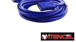 CABLE EXTENSOR DE PUERTO USB 3.0 DE 3 METROS DE LARGO.