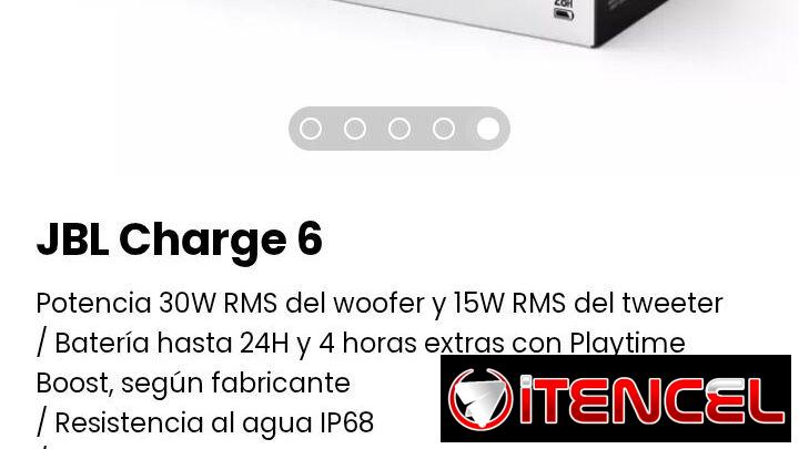 JBL Charge 6. Nuevo