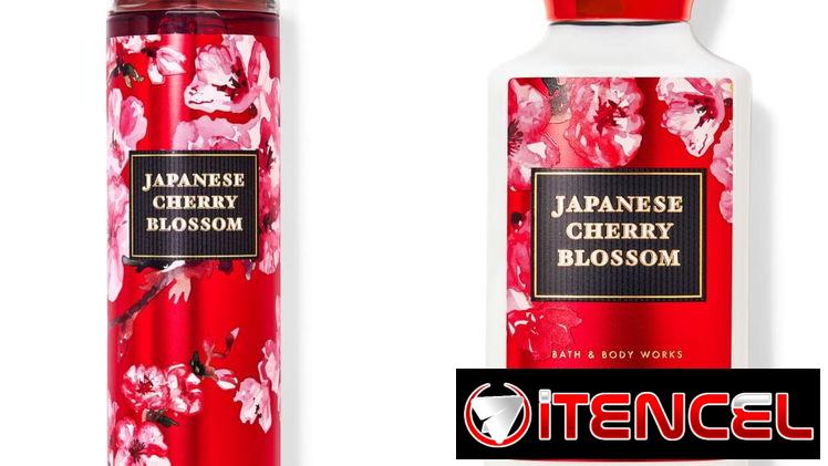 Set de crema y colonia olor Flor de cerezo japonesa  $$ 35 usd
