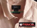 Camisa hombre Pull&bear contiene lino