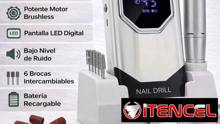 Máquina de uñas recargables