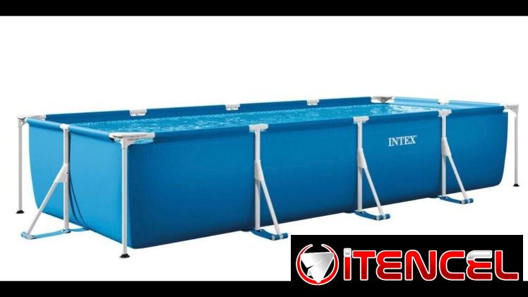 Piscina desmontable rectangular INTEX Metal Frame 4,5 metros