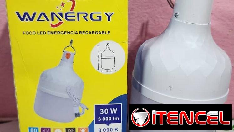 Bombillos recargables de 30W en venta