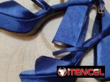 Sandalias azul eléctrico de lujo #37.5 -38 usd