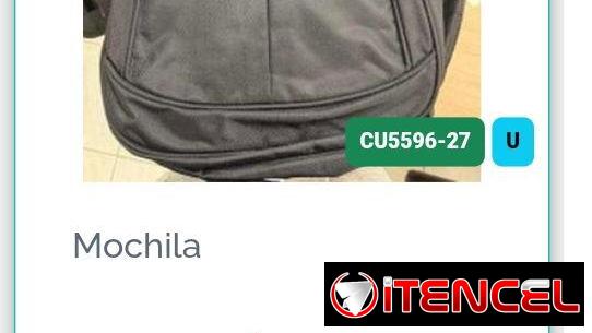 Mochila grande negra