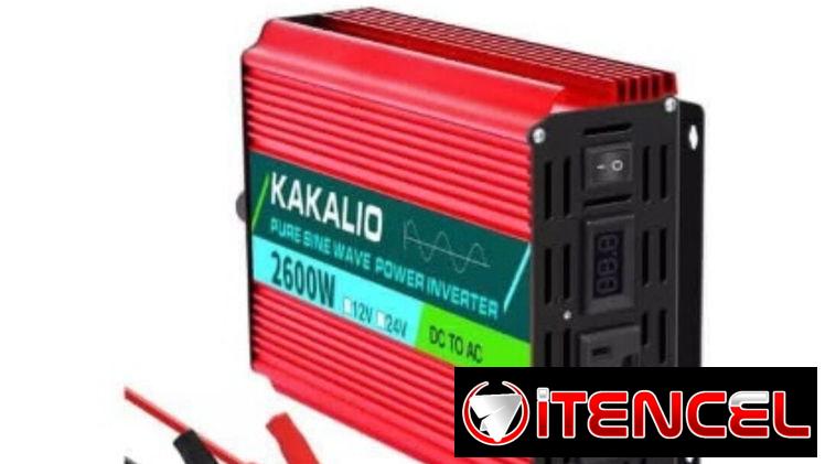 Convertidor de corriente 12v 110amp 2000w 2600w 3000w