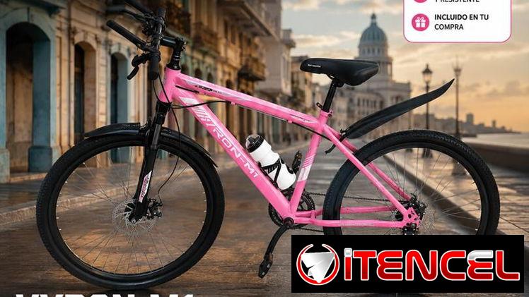 Bicicleta Montañesa 26″ Nueva en Su Caja. Freno de Disco y Amortiguación Delantera. Guardafangos ambas gomas.