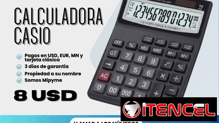 🧮 CALCULADORA CASIO 💲8 USD