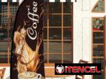 Indicativo y ubicación de expendio de caffe
