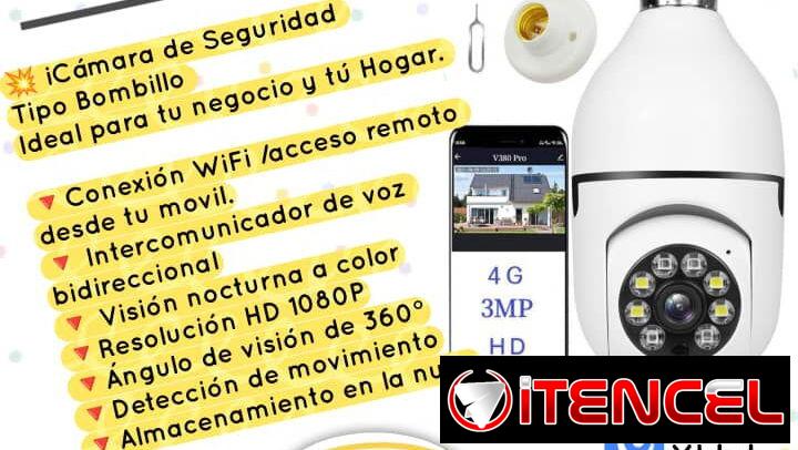 CAMARA DE SEGURIDAD TIPO BOMBILLO