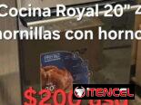 Cocina de gas con horno de 4 hornillas Royal de 20″ 53220916