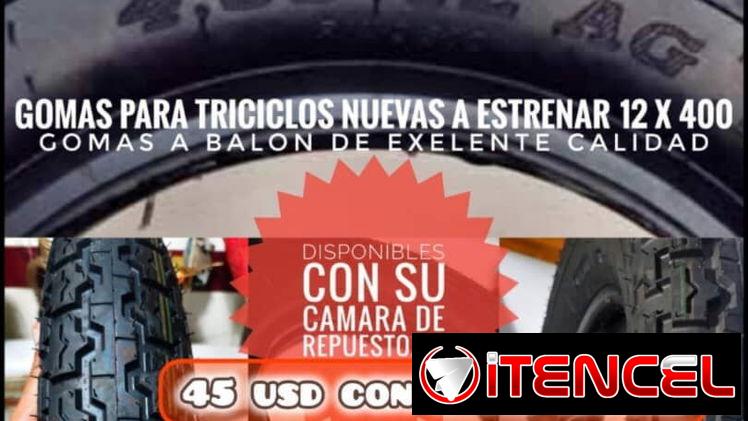 GOMAS DE TRICICLO A BALON CON SU CAMARA DE REPUESTO NUEVAS A ESTRENAR ✨✨✨