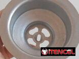 VENDO ESTA PIEZZA DE FREGADERO ES DE ACERO NIQUEL–#–55398589 DE BUEN MATERIAL Y FUERTE, VEA FOTOS.  ACEPTO USD, USDT,