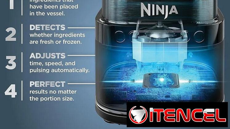 Batidora NINJA Profesional 1800W TB301 (DETECT POWER BLENDER DUO PRO) TECNOLOGÍA BLENDSENSE + TOTAL CRUSHING NUEVA.