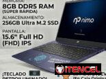 ¡NUEVA EN CAJA! Laptop Nimo 15.6″ • Intel N100 • 8GB RAM DDR5 • 256GB SSD • Huella y Teclado Retroiluminado • $330