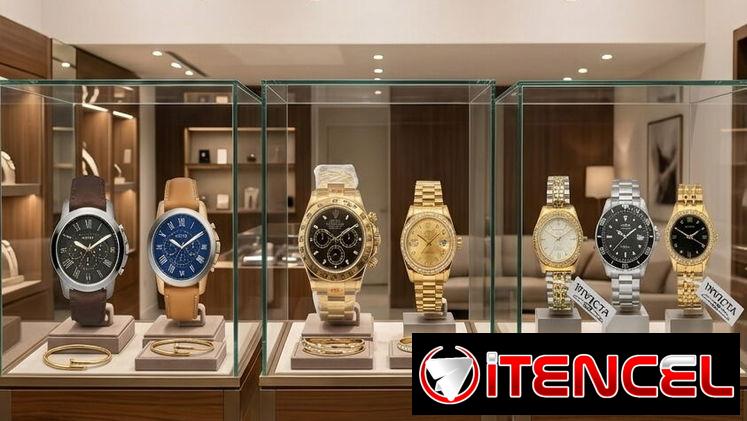 Relojes Fossil Grant FS4813 y FS5151, Invicta, Rolex + pulseras elegantes nuevos en caja