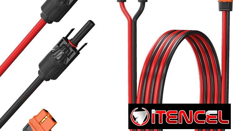 Cable adaptador Mc4 xt60i en 90 usd de 25 pies u 8 metros