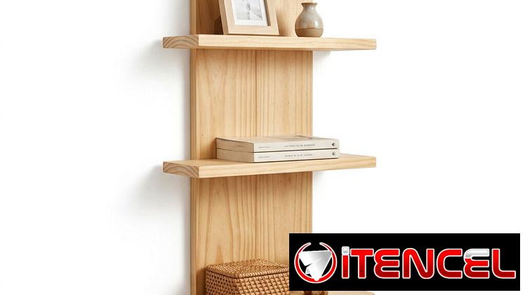 Repisa de pared 3 niveles ESTILO MODERNO MUEBLE