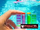Test de análisis del agua para piscina