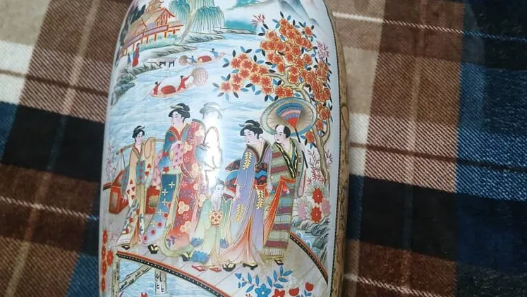 Jarrón chino de los años 1950,a 100usd