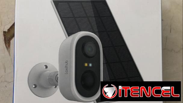 Camara de seguridad con panel
