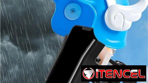 Porta celular para motos con casco protector para las lluvias y sol