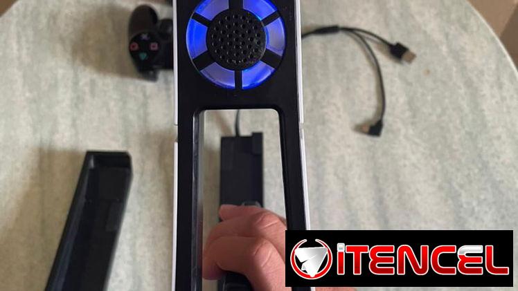 ✨️Bases horizontal  y base de enfriamiento para ps5 slim  25 usd cada una ✨️