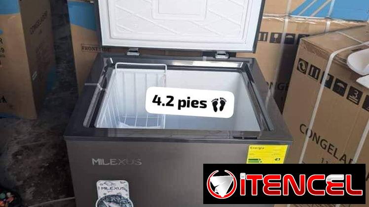 Neveras Frezzes de 4.2 y 6 Pies Cúbicos Grises de Acero en marca Milexus New Caja!