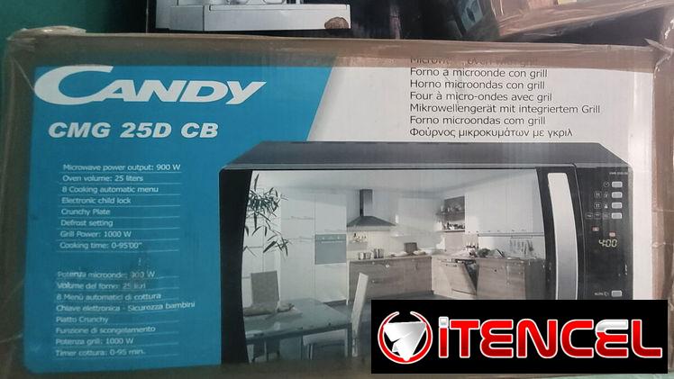 Microondas con grill 25 litro Candy color plateado 25 CMG CDS