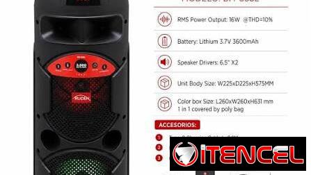Bocinas Bluetooth recargables