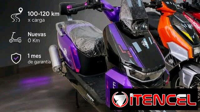 MOTO ELÉCTRICA TOPMAQ-BUCATTI NEW CITY   ⚙️CARACTERÍSTICAS :  • 3000 Wats  • ⁠72 Volt  • ⁠45 Amp  . 100-120km 2820 usd