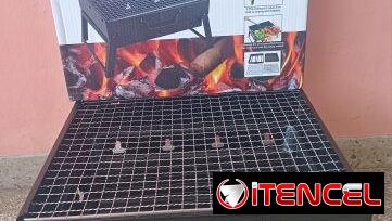 Cocina para carbon con bandeja recolectora de cenizas $40 usd