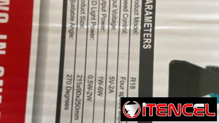 Nuevo no gira trae 3 modalidades d luces 4 velocidades cargado al 100
