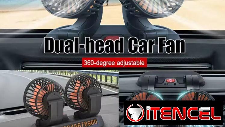 Ventilador Doble, nuevo de auto carro, de buen tamaño y buen tiro de aire
