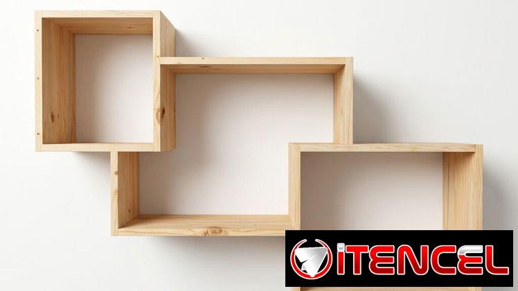 Mueble Estante Aéreo (Oculto) Estilo Moderno