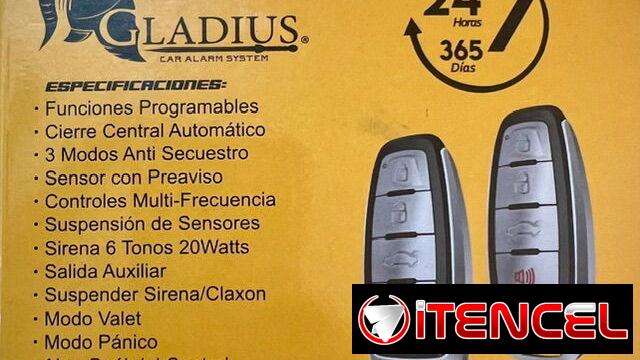 GLADIUS  Alarmas para Autos !!! 💯% fiables y duraderas !!!!