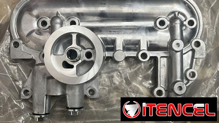 Tapa de intercambiador de aceite o enfriamiento de aceite Toyota 2L 3L y 5L