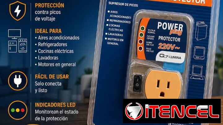 👍PROTECTORES DE VOLTAJE ✅ De 220V⚡️ Q7 LUMINA  💲PRECIO: 1️⃣2️⃣ USD VOLTAJE NÓMINAL.        : 220 VAC VOLTAJE MAXIMO.