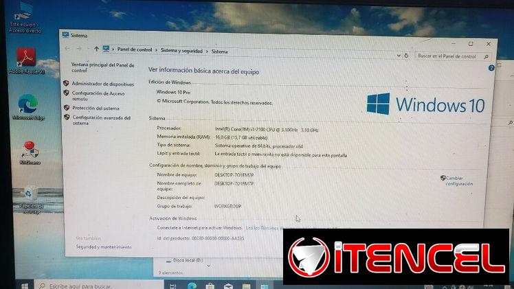 Vendo mi PC completa i3 16ram