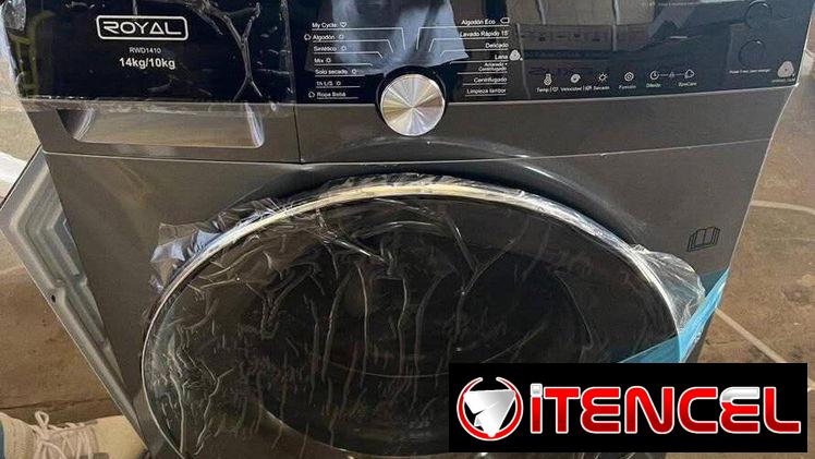 Lavadora secadora al vapor de 14 kg Royal  -650usd