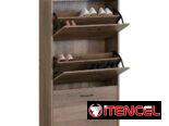 Zapateras de maderas con capacidad para 18 pares