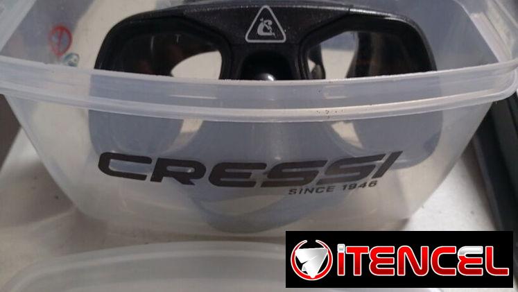Careta Cressi para pesca submarina super occhio