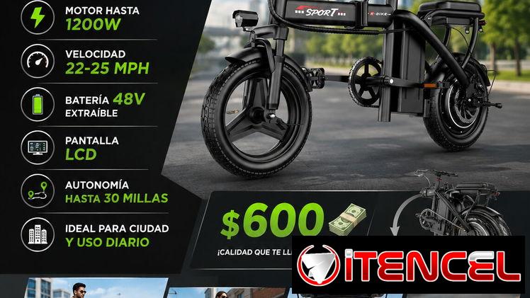 Bicicleta eléctrica plegable