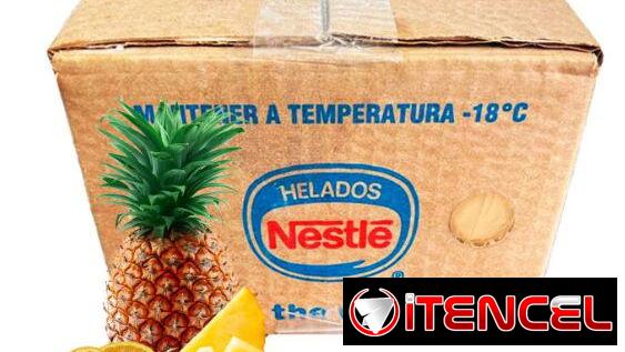 Tina de Helado Nestle Naranja Piña 4.5L Original