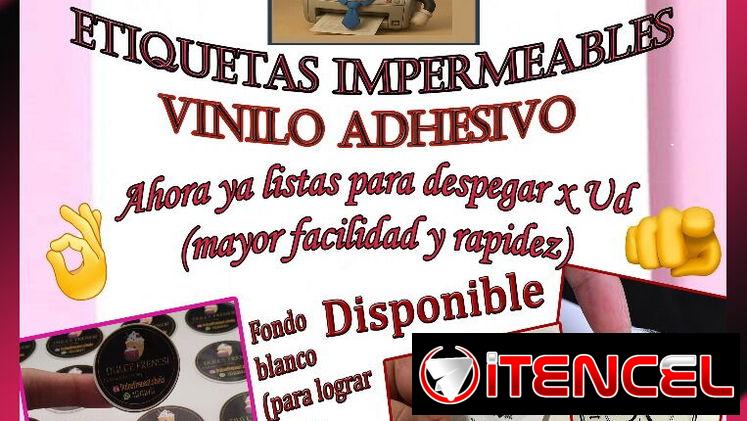Etiquetas para los Negocios (Papel Pegatina o Vinilo Adhesivo)