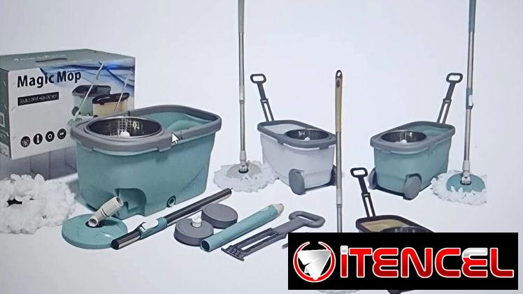 Fregona Giratoria con Cubo y Escurridor