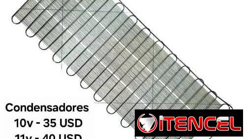 CONDENSADOR/PARRILLA DE FRÍOS DE 10, 11, 12 y 13 VUELTAS